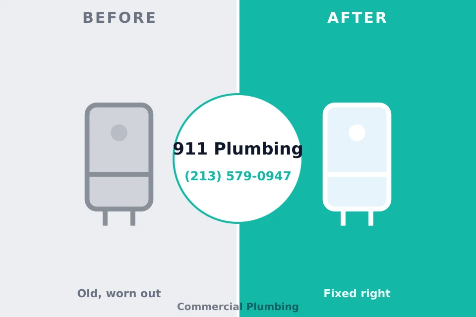 Before and after: plumbing repair Peach Springs, AZ
